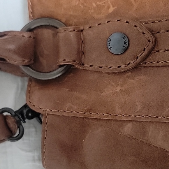 Authentic Excellent Condition Frye Leather Handbag Melissa Mini Tote Bag DB0250 - Picture 5 of 17